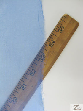 Solid Crystal Organza Fabric - 50 Yard Bolt - Blue - 0