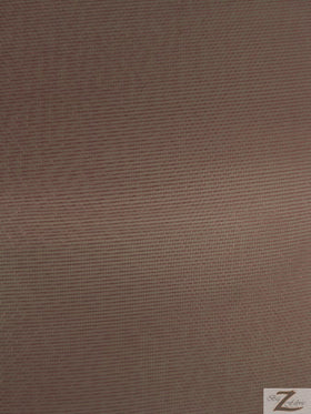 Solid Crystal Organza Fabric - 50 Yard Bolt - Brown