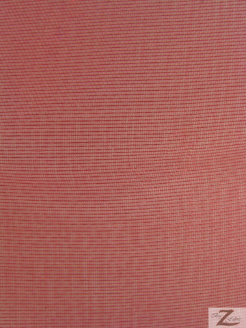 Solid Crystal Organza Fabric - 50 Yard Bolt - Burgundy