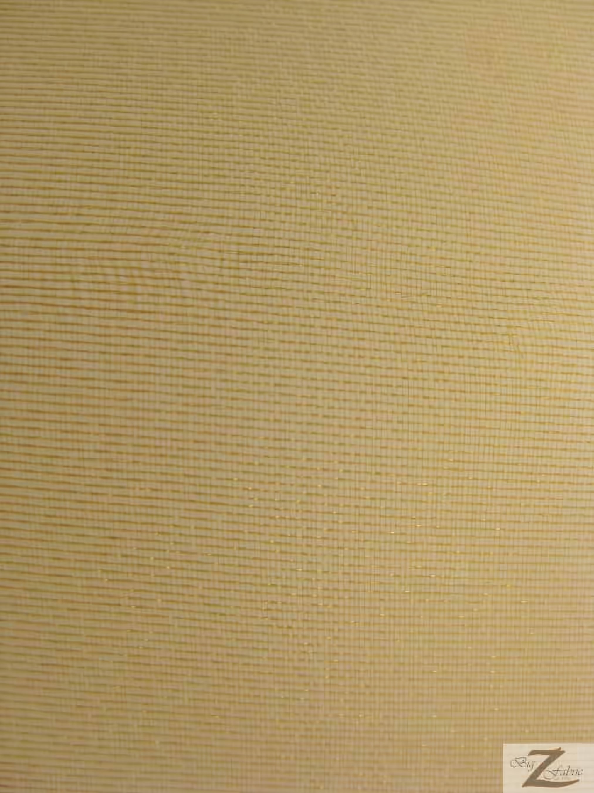 Solid Crystal Organza Fabric - 50 Yard Bolt - Dark Gold