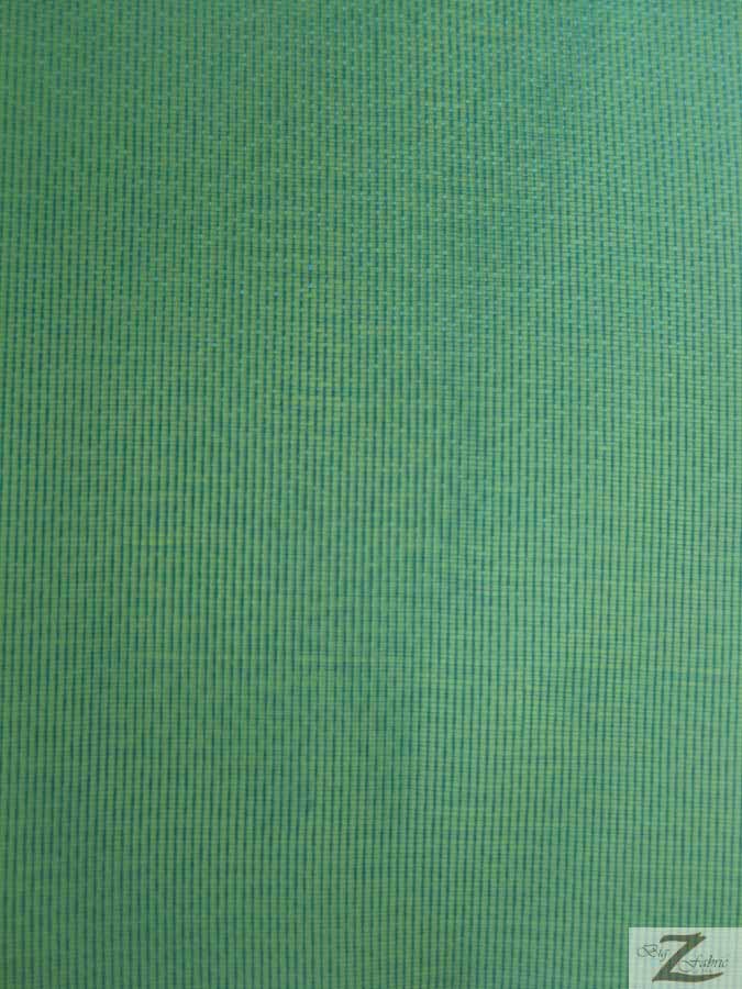 Solid Crystal Organza Fabric - 50 Yard Bolt - Hunter Green