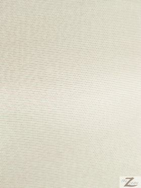 Solid Crystal Organza Fabric - 50 Yard Bolt - Ivory