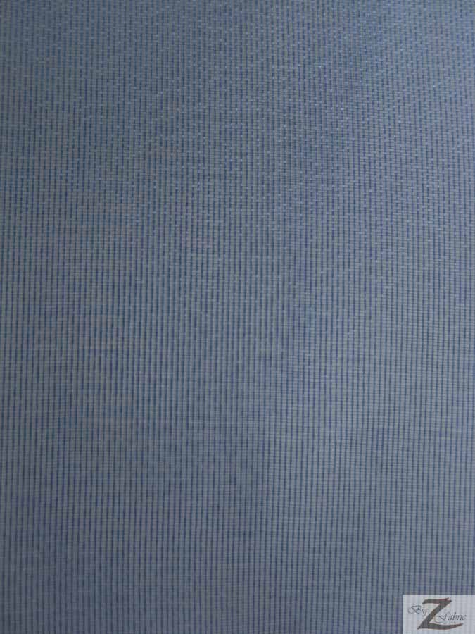 Solid Crystal Organza Fabric - 50 Yard Bolt - Navy