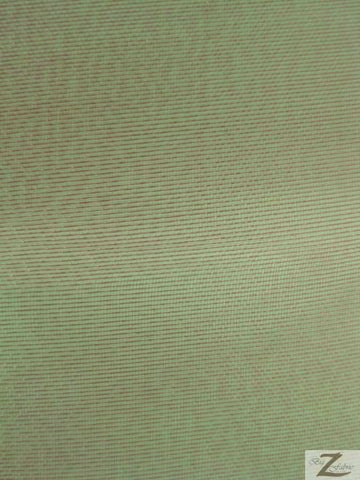 Solid Crystal Organza Fabric - 50 Yard Bolt - Olive