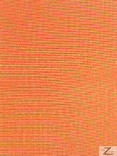 Solid Crystal Organza Fabric - 100 Yard Bolt - Orange