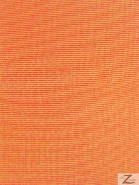 Solid Crystal Organza Fabric - 100 Yard Bolt - Orange