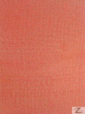 Solid Crystal Organza Fabric - 50 Yard Bolt - Red