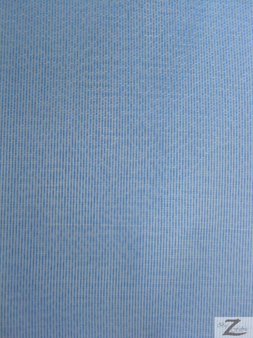 Solid Crystal Organza Fabric - 50 Yard Bolt - Royal