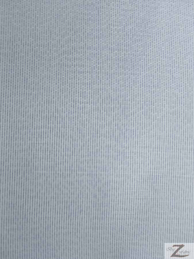 Solid Crystal Organza Fabric - 50 Yard Bolt - Silver
