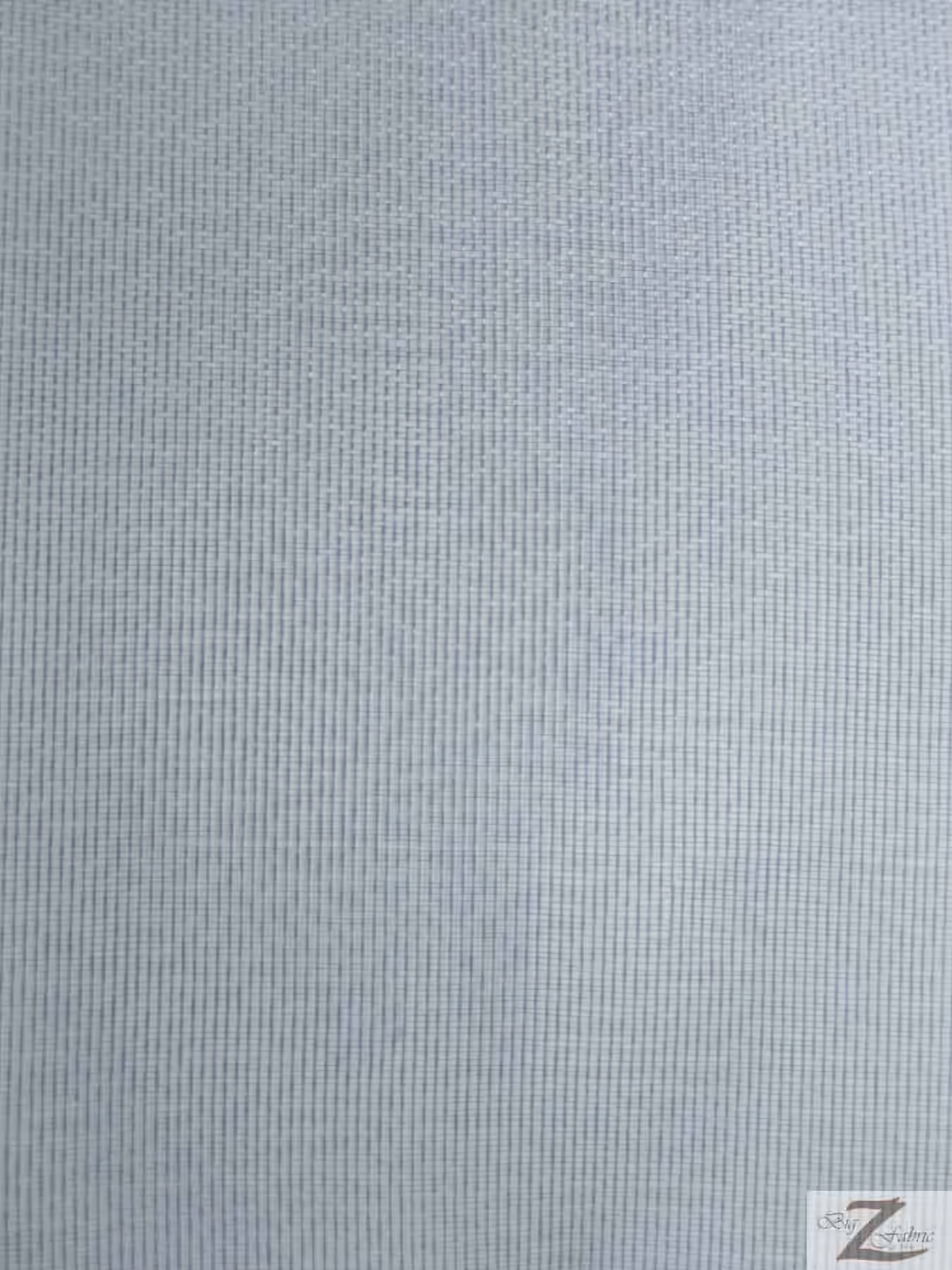 Solid Crystal Organza Fabric - 50 Yard Bolt - Silver