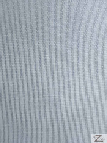 Solid Crystal Organza Fabric - 50 Yard Bolt - Silver