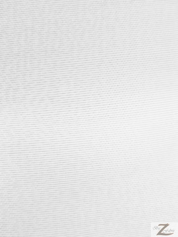 Solid Crystal Organza Fabric - 50 Yard Bolt - White