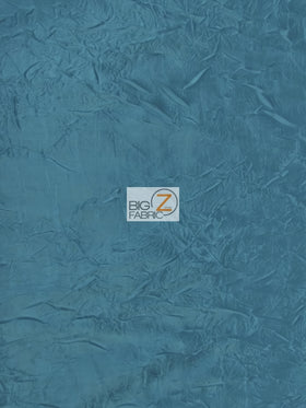 Crushed Satin Fabric / Teal / Sold By The Yard Closeout!!!