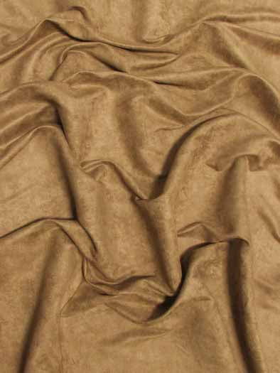 Microfiber Suede Upholstery Fabric / Caramel / Passion Suede Microsuede