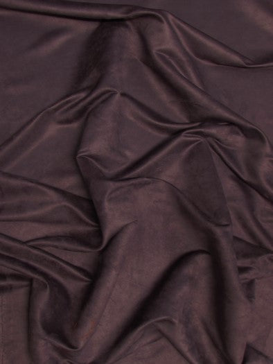 Microfiber Suede Upholstery Fabric / Eggplant / Passion Suede Microsuede