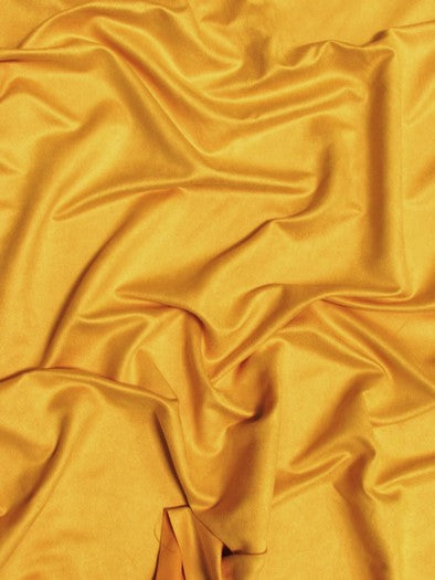 Microfiber Suede Upholstery Fabric / Gold / Passion Suede Microsuede