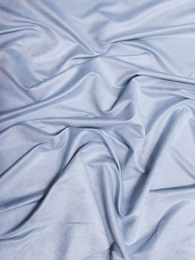 Microfiber Suede Upholstery Fabric / Sky Blue / Passion Suede Microsuede