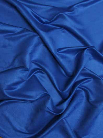 Microfiber Suede Upholstery Fabric / Royal Blue / Passion Suede Microsuede