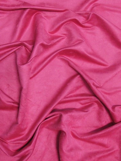 Microfiber Suede Upholstery Fabric / Fuchsia / Passion Suede Microsuede