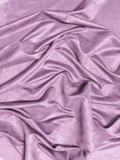 Microfiber Suede Upholstery Fabric / Lavender / Passion Suede Microsuede