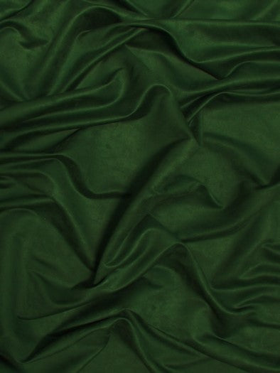 Microfiber Suede Upholstery Fabric / Hunter Green / Passion Suede Microsuede