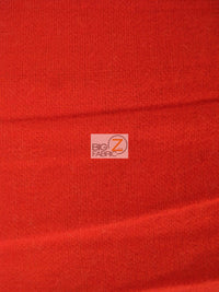 Solid Flannel Fabric / Red / Sold By The Yard