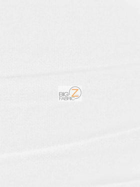 Solid Flannel Fabric / White / Sold By The Yard