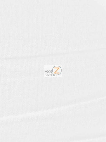 Solid Flannel Fabric / White / Sold By The Yard