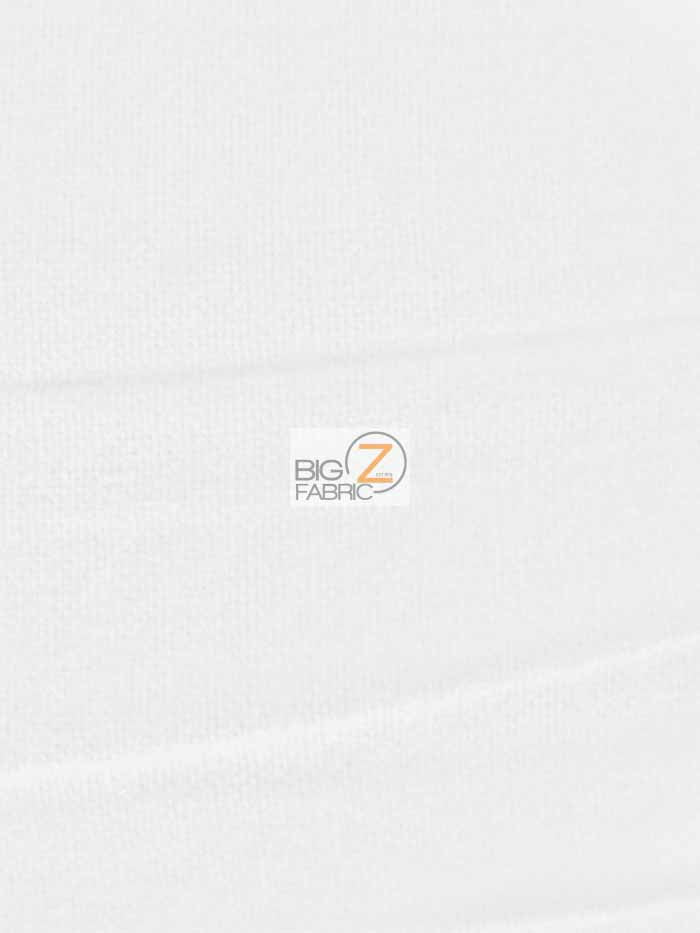 Solid Flannel Fabric / White / Sold By The Yard