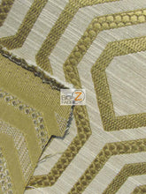 Santana Geometric Diamond Upholstery Fabric / Ruby / Sold By The Yard