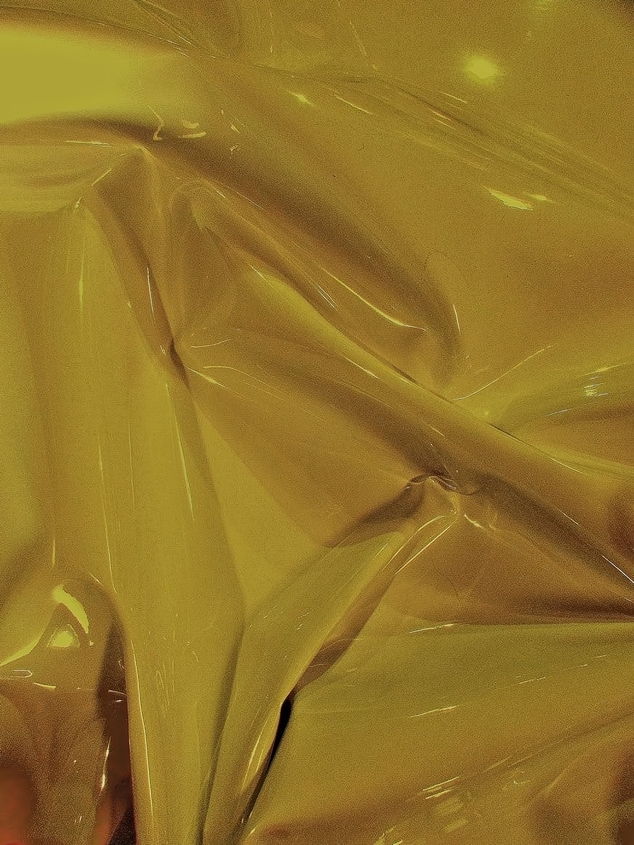 Solid Fetish Wet Glossy Upholstery Leather Vinyl Fabric / Gold / By The Roll - 30 Yards