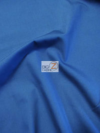 Poly Cotton Fabric Solid Heavyweight Uniform / Royal / Sold By The Yard