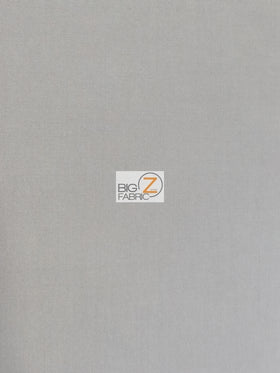 Poly Cotton Fabric Solid Heavyweight Uniform / Silver / Sold By The Yard