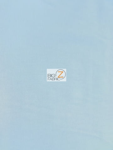 Poly Cotton Fabric Solid Heavyweight Uniform / Sky Blue / Sold By The Yard