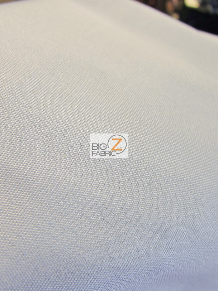 Poly Cotton Fabric Solid Heavyweight Uniform / White / Sold By The Yard