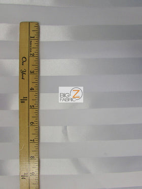 Stripe Jacquard Bridal Satin Fabric / Gold / Sold By The Yard - 0