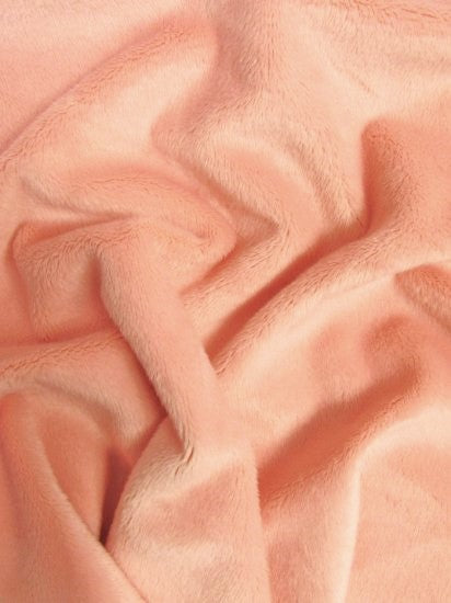 Coral Minky Solid Baby Soft Fabric