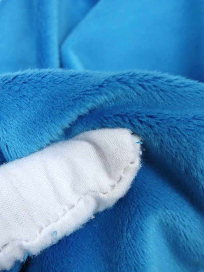 Royal Blue / Minky Solid Baby Soft Fabric  15 Yard Bolt / Free Shipping-3