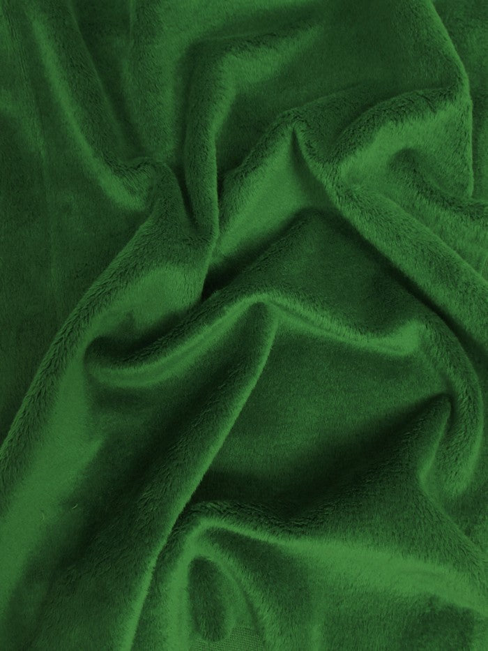 Emerald Green Minky Solid Baby Soft Fabric