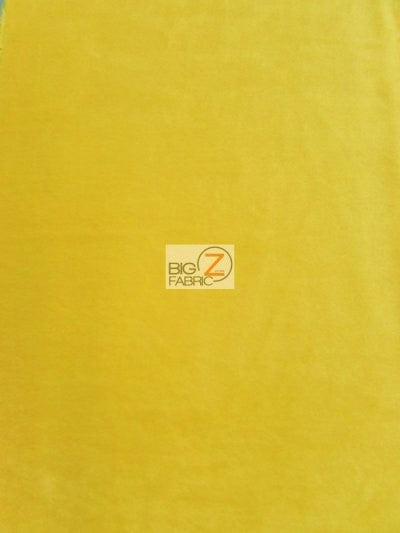 Canary Yellow Minky Solid Baby Soft Fabric