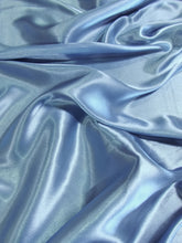 Solid Medium Weight Shiny Satin Fabric