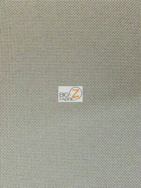 Solid Canvas Outdoor Waterproof PVC Backing Fabric / Gray / Sold By The Yard Closeout!!!