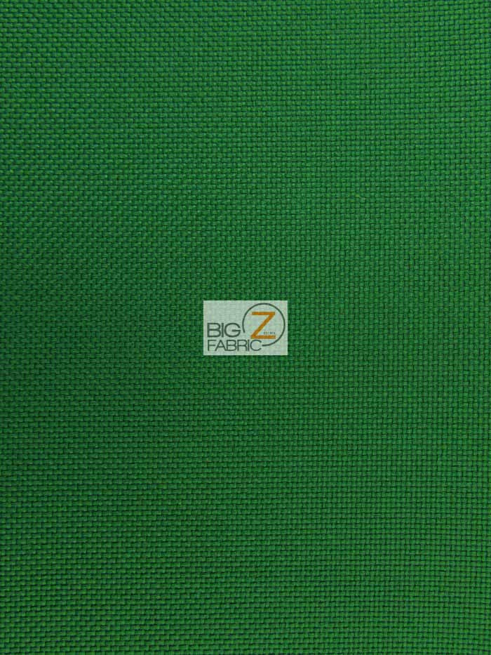 Solid Canvas Outdoor Waterproof PVC Backing Fabric / Hunter Green / Sold By The Yard