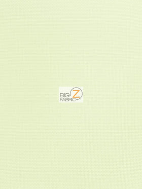Solid Canvas Outdoor Waterproof PVC Backing Fabric / Ivory / Sold By The Yard Closeout!!!