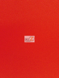 Solid Canvas Outdoor Waterproof PVC Backing Fabric / Red / Sold By The Yard Closeout!!!