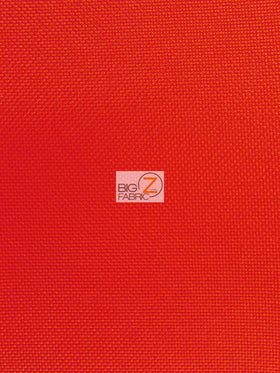Solid Canvas Outdoor Waterproof PVC Backing Fabric / Red / Sold By The Yard Closeout!!!