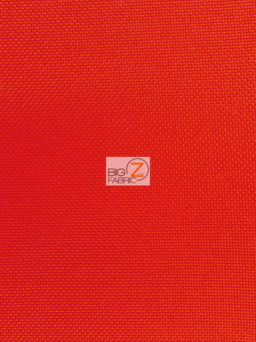 Solid Canvas Outdoor Waterproof PVC Backing Fabric / Red / Sold By The Yard Closeout!!!