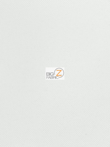Solid Canvas Outdoor Waterproof PVC Backing Fabric / White / Sold By The Yard Closeout!!!