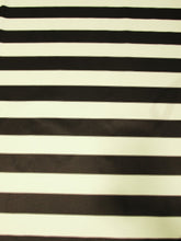 2 Tone Stripe Deck Canvas Outdoor Waterproof Fabric / Dark Gray/Light Gray / Sold By The Yard Closeout!!!