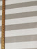 2 Tone Stripe Deck Canvas Outdoor Waterproof Fabric / Light Gray/Ivory / Sold By The Yard Closeout!!!